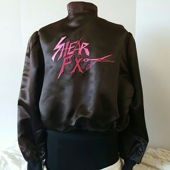 Vintage Bomber Jacket  " Shear FX" - Picture 5 of 7
